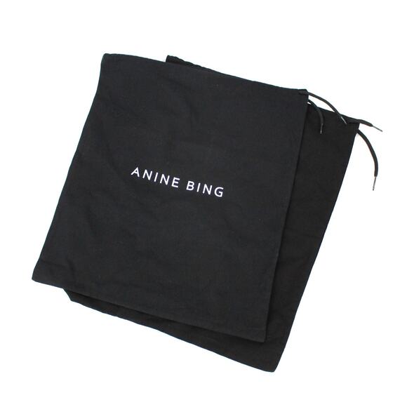 Anine Bing Sylvie Slouchy Over The Knee Boots Taupe Leather Block Heel NEW Sz 37 - Picture 7 of 7